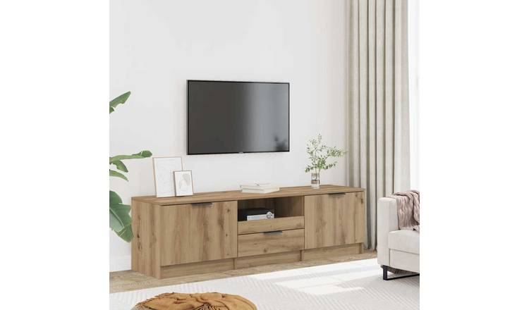 Walplus Engineered Wood TV Cabinet - Oak - 140 x 35 x 40 cm