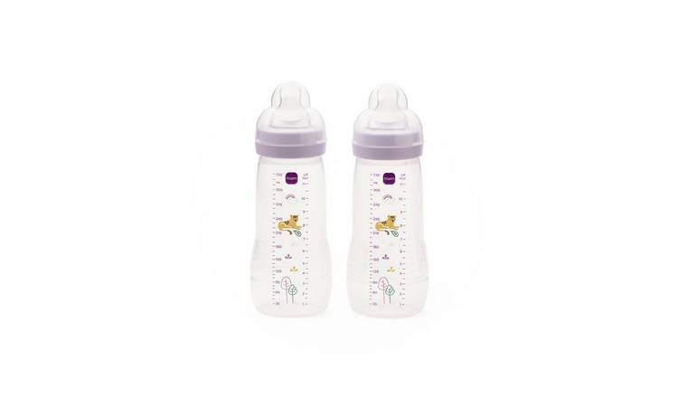 MAM Pack of 2 Easy Active Baby Bottles 330 ml - Multicolour