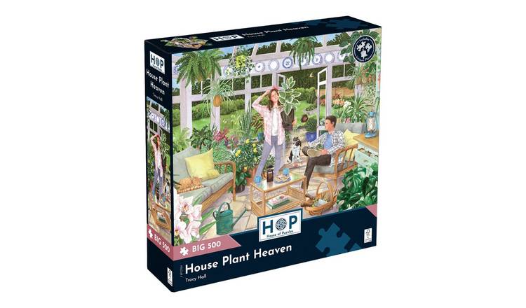 The House of Puzzles House Plant Heaven BIG 500 Piece Jigsaw Puzzle