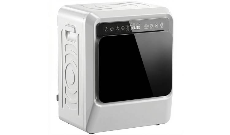 HOMCOM 3kg Vented Tumble Dryer with ECO Modes Multiple Timer - White