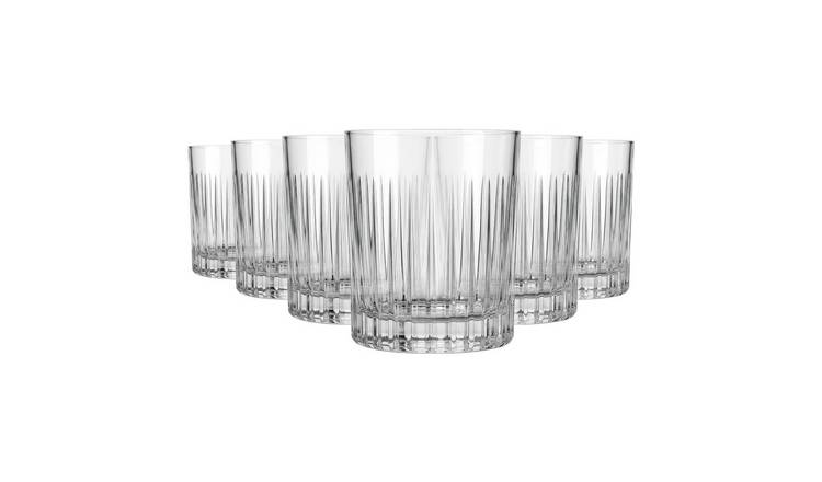 RCR Timeless Crystal Double Whisky Glasses 360ml - Pack of 6