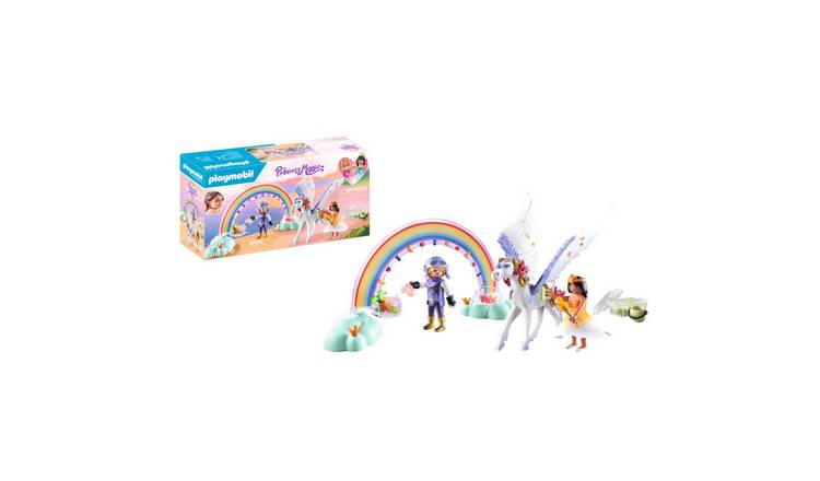 Playmobil Rainbow Pegasus with Rainbow in the Clouds