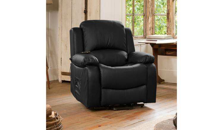 Artemis Home Glendale Electric Riser Recliner with Massage and Heat - Black