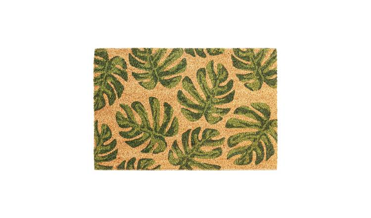 Nicola Spring Coir Door Mat - Monstera
