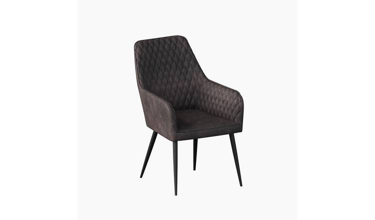 Furniture Online Ella Set 4 Fabric Dining Chair – Brown