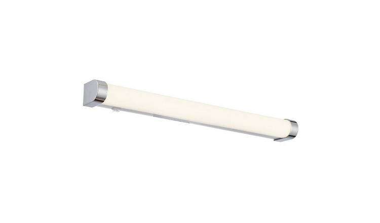 Loops Direct Plastic LED Wall Light - Chrome