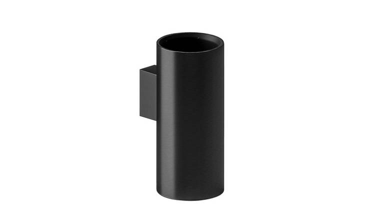 Cosmic Architect Tumbler & Toothbrush Holder - Brushed Black Pvd