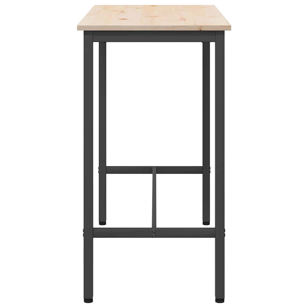 Walplus Engineered Wood Table - Natural - 100 x 50 x 91 cm - Image 6