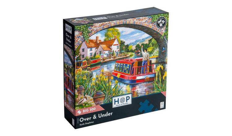 The House of Puzzles Over & Under BIG 500 Piece Jigsaw Puzzle
