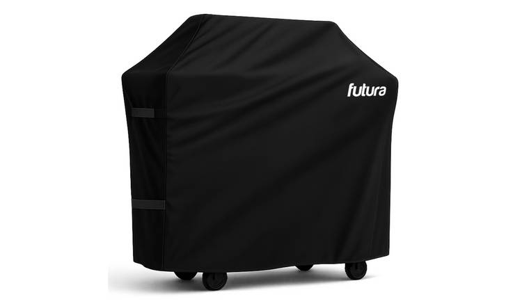 Futura Premium Large Waterproof BBQ Cover - 163 x 71 x 112cm - Black
