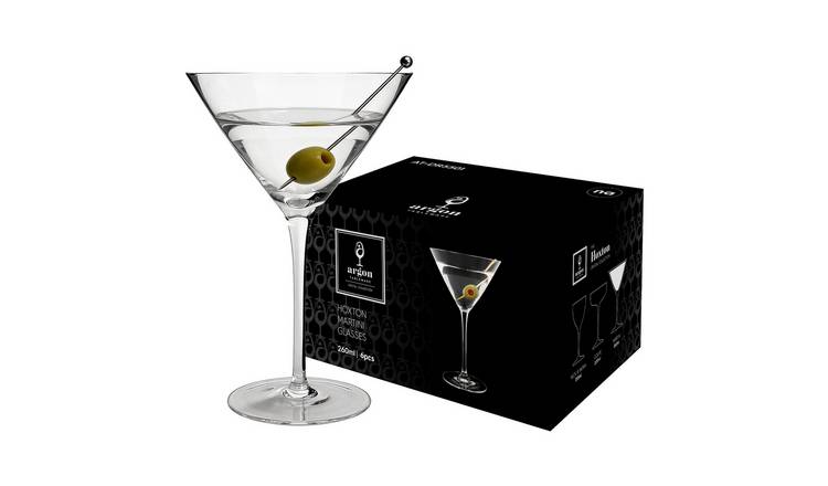 Argon Tableware Hoxton Crystal Martini Glasses - 260ml - Pack of 24