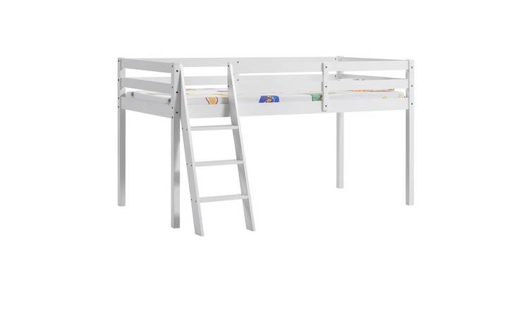 Vida Designs Sydney Single Bunk Bed With Foam Mattress - White