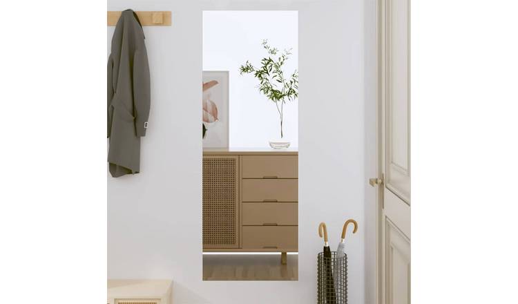 Walplus Glass Wall Mirror - Silver - 40 x 100 cm