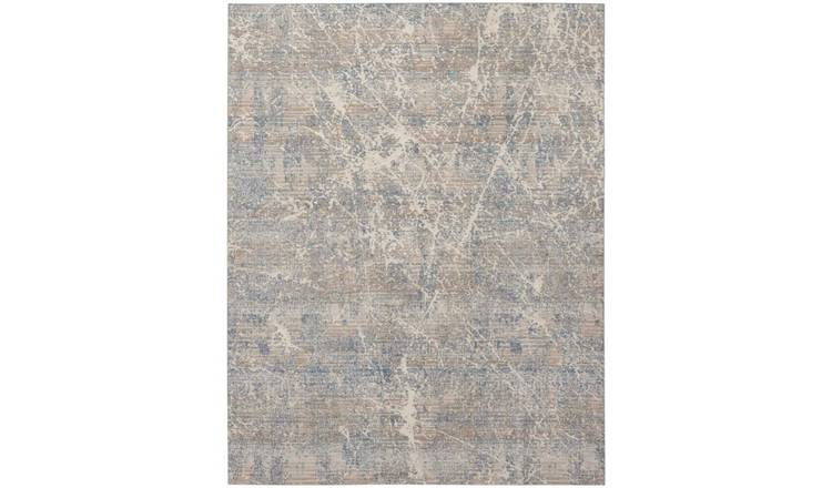 Mega Flooring Beige Modern Abstract Runner - 66 x 229cm