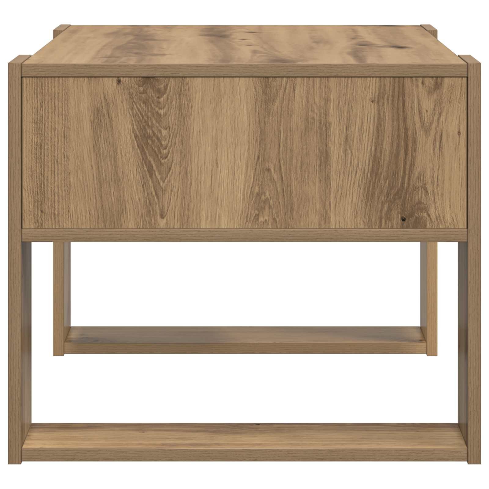 Walplus Engineered Wood Coffee Table - Oak - 66 x 53 x 45 cm - Image 5