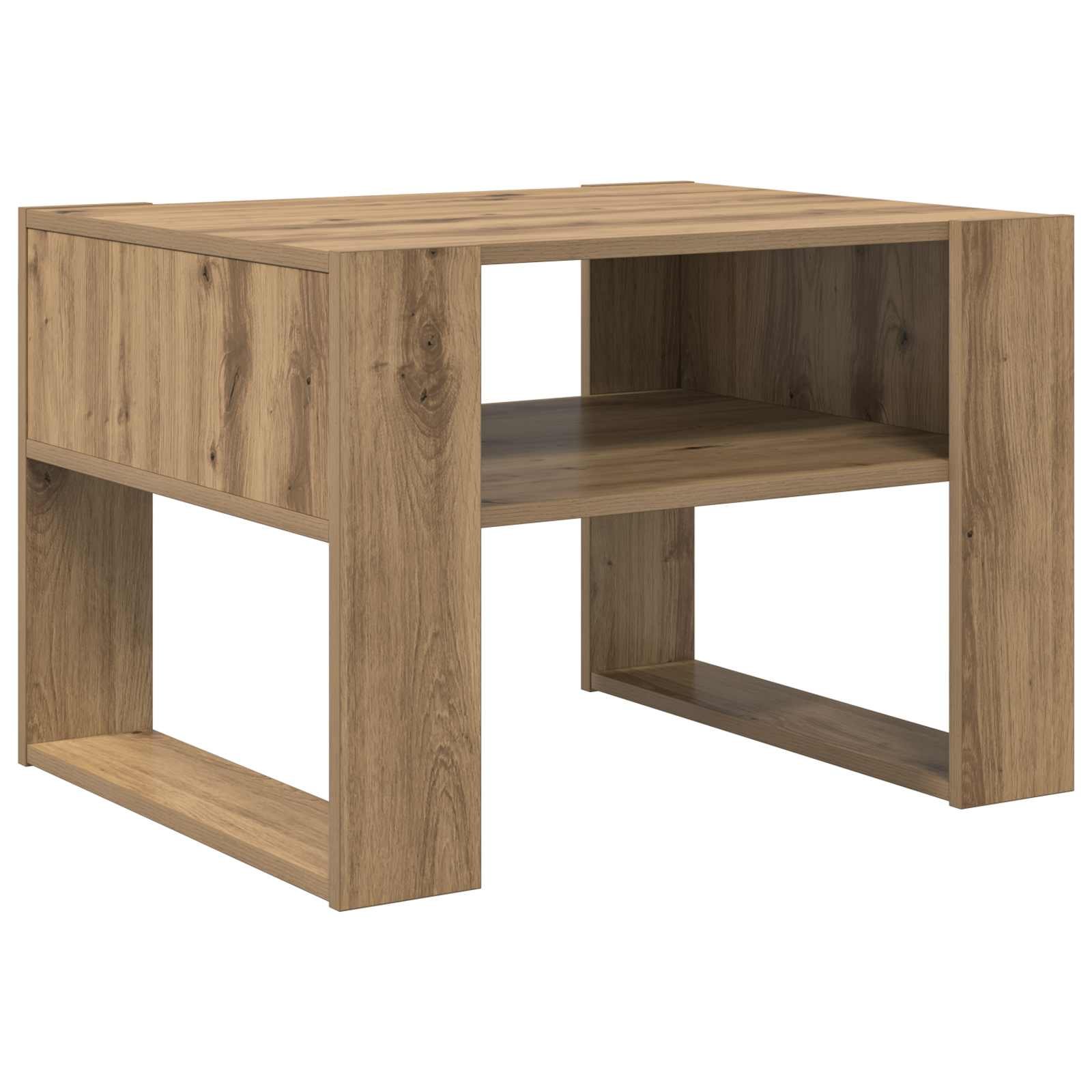 Walplus Engineered Wood Coffee Table - Oak - 66 x 53 x 45 cm - Image 6