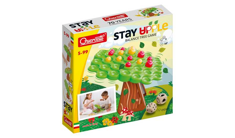 Quercetti Stay Apple Balance Tree Game - Age 5+