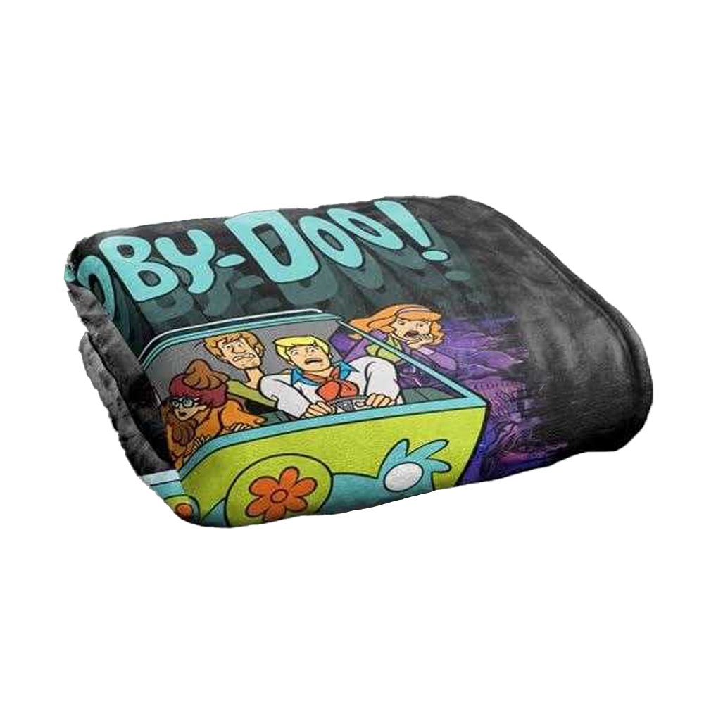 Scooby Doo Frightened Driving Soft Touch Blanket - 152cm x 127cm - Image 2
