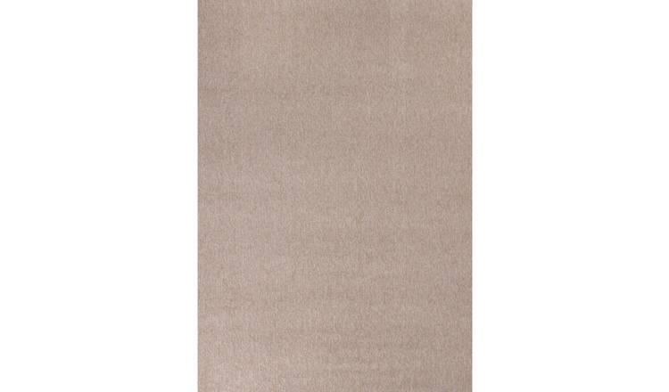 The Rugs Beige Flex Solid Rug - 140 x 200cm