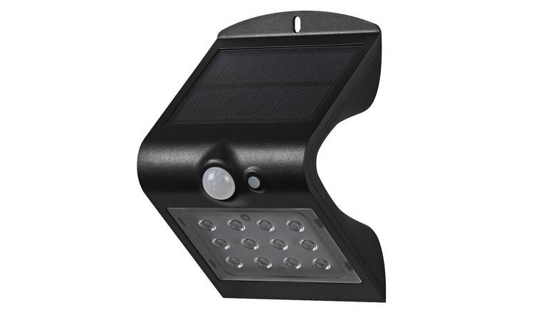 Osram Endura Solar 200lm 2 Modes IP65 Security Sensor Floodlight - Black