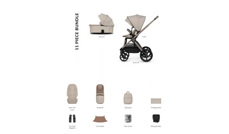 Venicci Upline 3 2-in-1 Travel System - Pebble