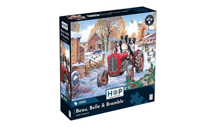 The House of Puzzles Beau; Belle & Bramble 1000 Piece Jigsaw Puzzle