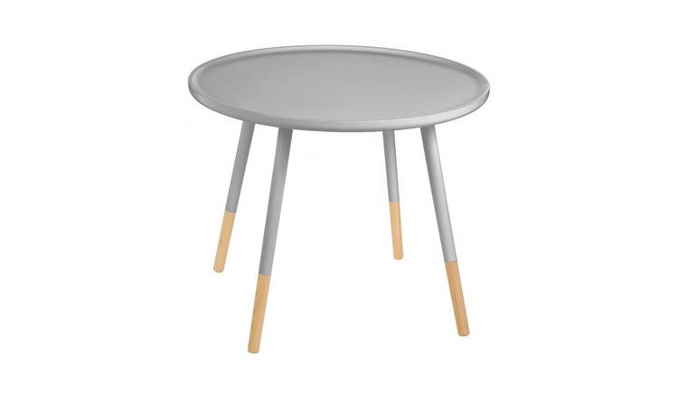 Orsina Viborg Round Side Table – Grey