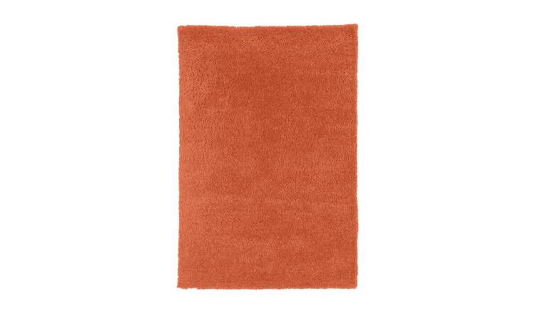 Kukoon Terracotta Super Soft Shaggy Rug - 60 x 110cm