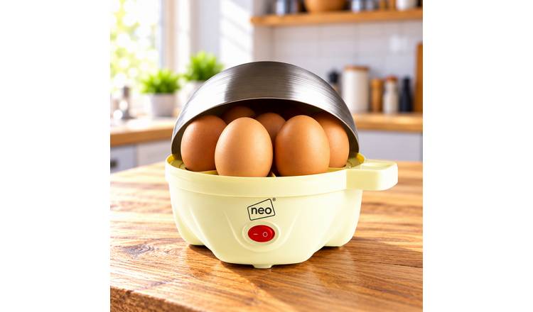 Neo 3 in 1 Electric Egg Boiler, Poacher & Steamer - Cream