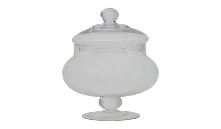 Orsina Olivia Glass Candy Small Storage Jar – Clear