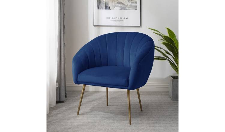 Artemis Home Helena Accent Chair - Dark Blue