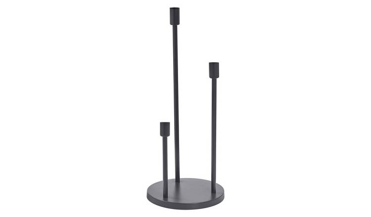 Osram Decor Stick Short Triple 3xE27 Head Standing Floor Lamp - Dark Grey