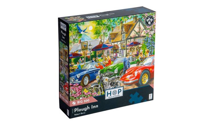 The House of Puzzles Plough Inn BIG 500 Piece Jigsaw Puzzle