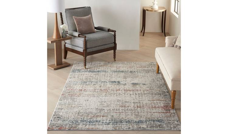 Mega Flooring Grey Modern Abstract Rug - 120 x 180cm