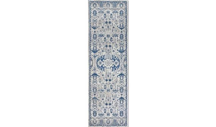 Villeroy & Boch Cream and Navy 1869 Persian Vintage Runner Rug - 80 x 240cm