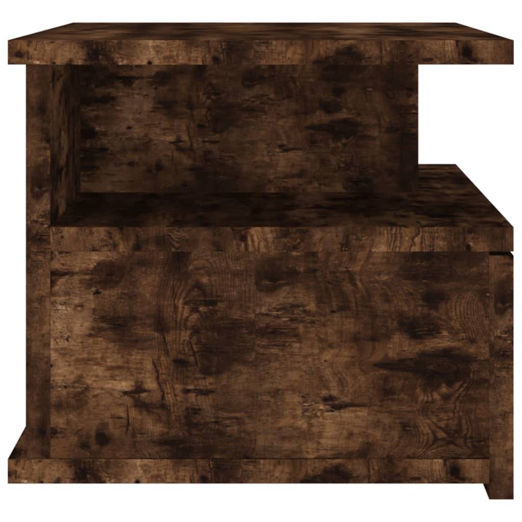 Walplus 1 Drawer Floating Nightstand - Dark Oak - 40 x 31 x 27 cm - Image 5