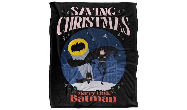 Batman Saving Christmas Soft Touch Blanket - 152cm x 127cm