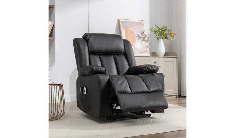 Artemis Home Sheridan Dual Motor Electric Massage Heat Recliner - Brown