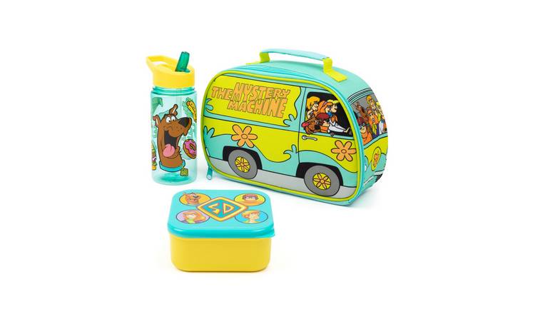 Scooby Doo Kids Unisex Lunch Bag, Lunch Box and Bottle Set - Blue