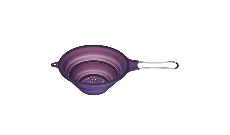 Orsina Zing Silicone Collapsible Strainer – Purple