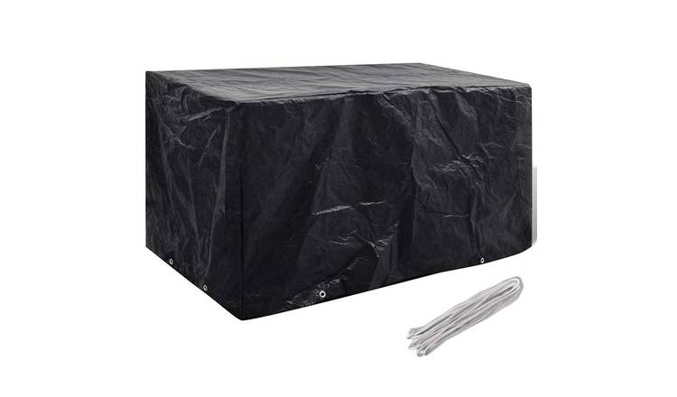 Walplus Aluminium Garden Furniture Cover - Black - 180 x 70 x 90 cm