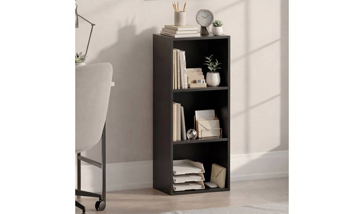 Vida Designs Oxford 3 Tier Cube Bookcase - Black