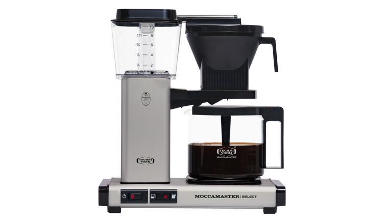 Moccamaster KBG Select Filter Coffee Machine - Matt Silver