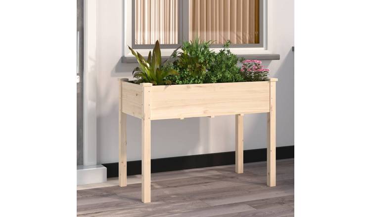 Walplus Firwood Garden Planter - 118 x 59 x 76 cm