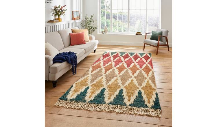 Mega Flooring Multi Kilim Geometric Rug - 120 x 170cm