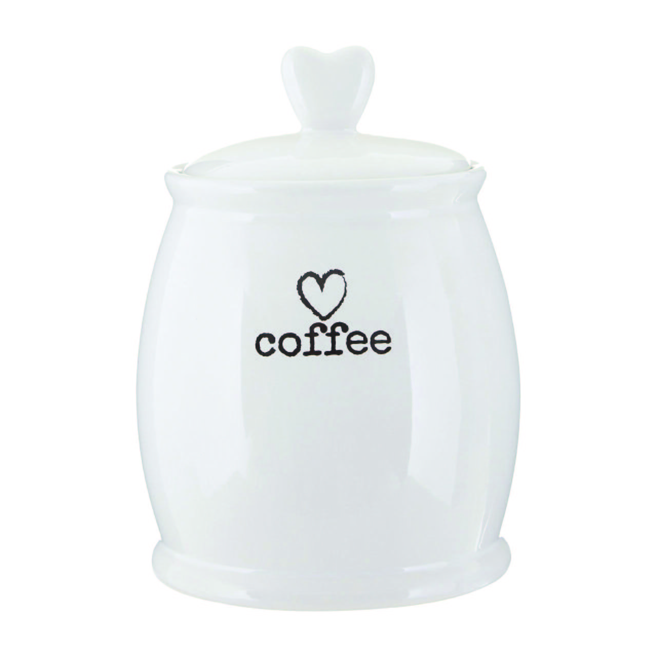 Orsina Charm Dolomite Coffee Canister – White - Image 1