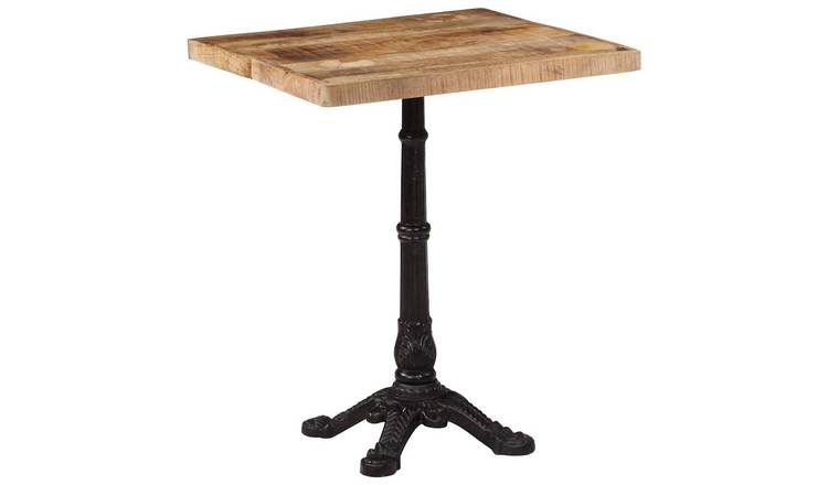 Walplus Mango Wood Bistro Table - Brown - 60 x 60 x 77 cm