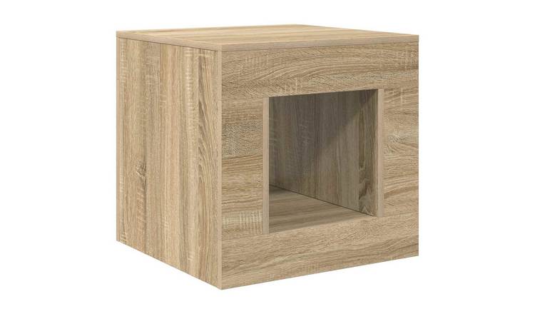 Walplus Coffee Table - Sonoma Oak - 51.5 x 50 x 50 cm