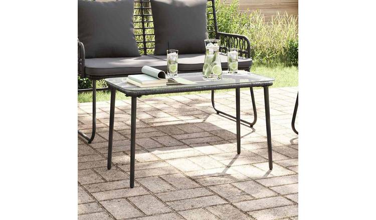 Walplus Table - Black - 80 x 40 x 45 cm