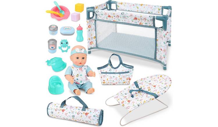 deAO Baby Doll Playset - Blue